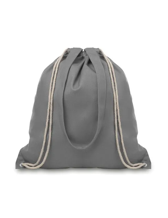 Sac Shopping Écologique Personnalisable à Cordelette MOIRA Matières : coton Taille textile : XXL Couleurs : bleu marine foncé pe