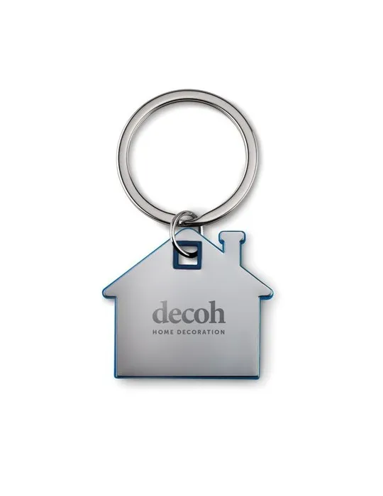 Porte-clés Publicitaire en forme de maison - IMBA Matières : borosilicate Couleurs : transparent cadeau collaborateur premium