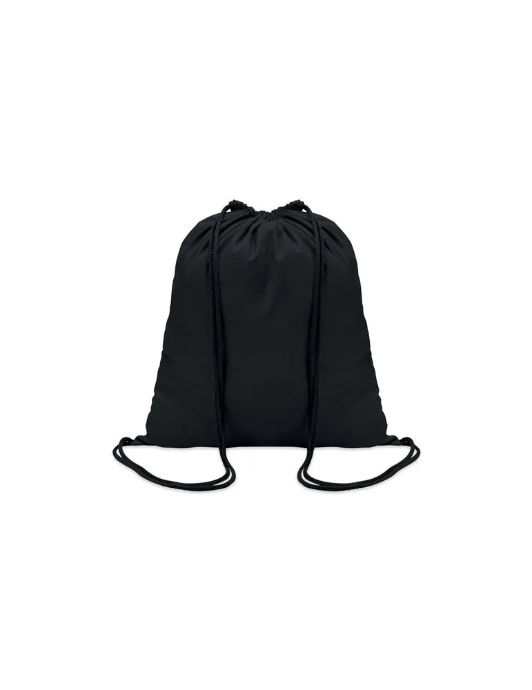 Sac à cordon en coton coloré personnalisé - Cadeau publicitaire Matières : acier inoxydable Couleurs : bordeaux accessoire événe