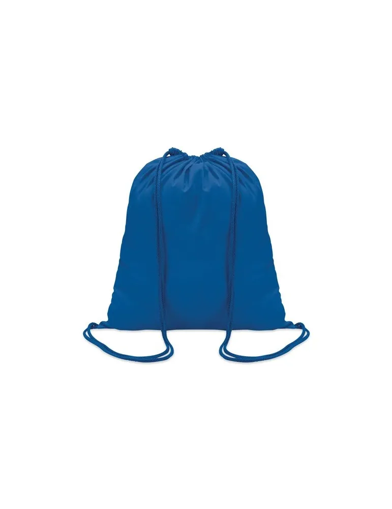 Sac à cordon en coton coloré personnalisé - Cadeau publicitaire Matières : ABS recyclé Couleurs : blanc goodies publicitaire évé