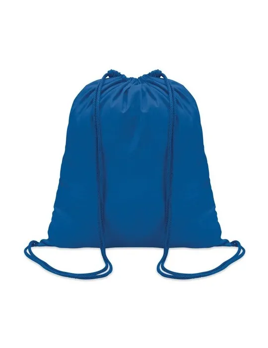 Sac à cordon en coton coloré personnalisé - Cadeau publicitaire Matières : ABS recyclé Couleurs : blanc goodies publicitaire évé