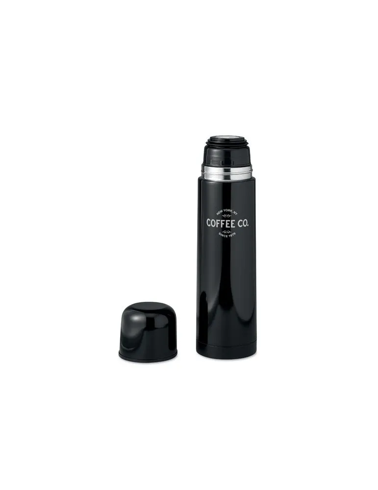 Bouteille isotherme personnalisée double paroi 500ml - CHAN Matières : papier recyclé Couleurs : marron livraison express 24h 48