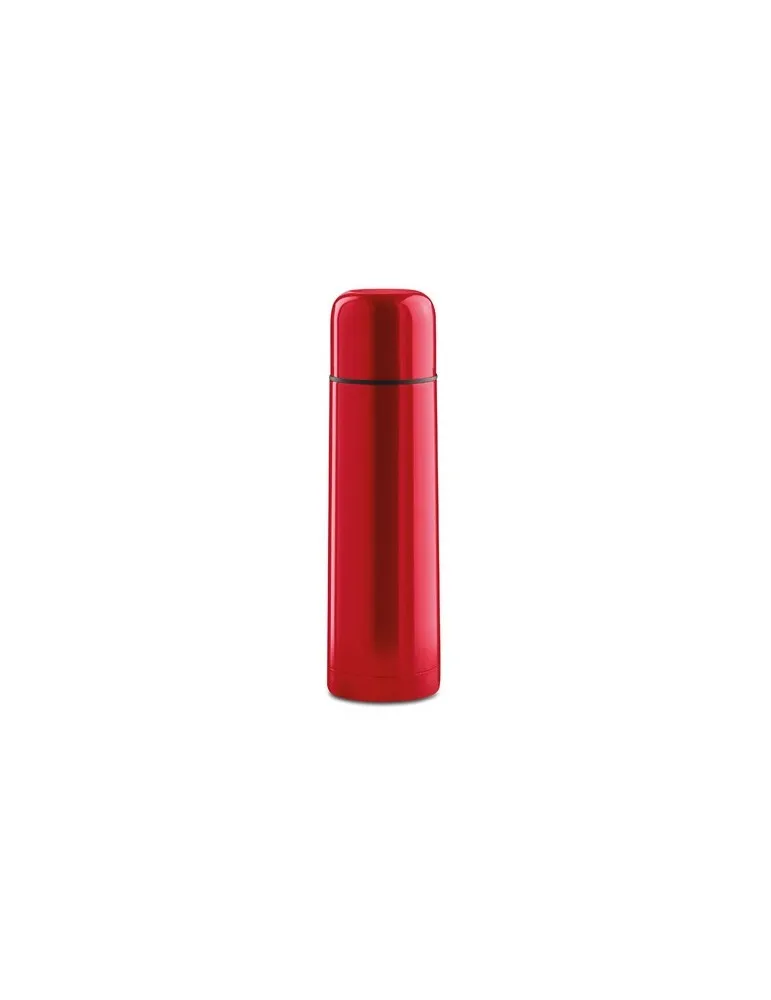 Bouteille isotherme personnalisée double paroi 500ml - CHAN Matières : bambou Couleurs : bois objet promotionnel éco-responsable