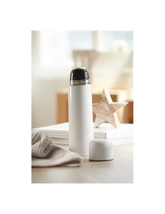 Bouteille isotherme personnalisée double paroi 500ml - CHAN Matières : polypropylène (PP) Couleurs : noir goodies publicitaire d