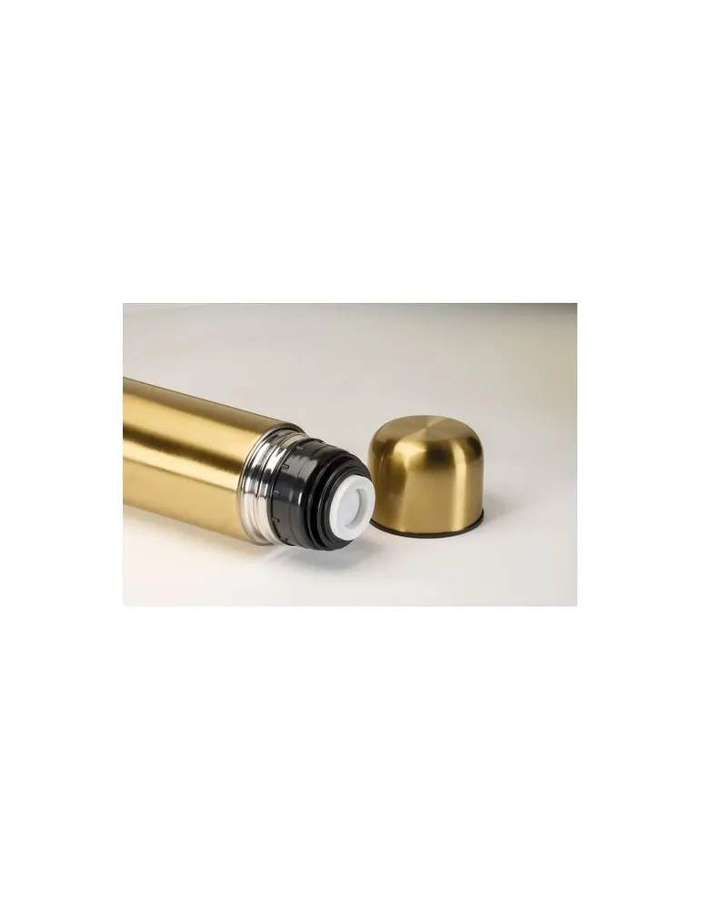 Bouteille isotherme personnalisée double paroi 500ml - CHAN Matières : acier inoxydable Couleurs : argenté brillant objet promo 