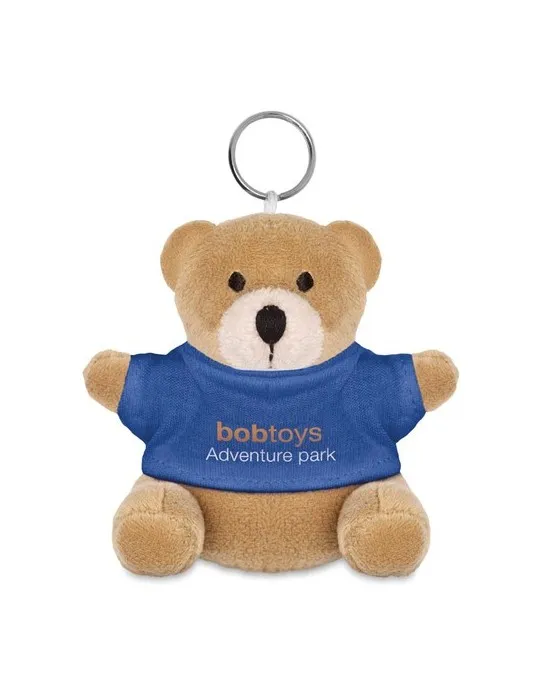 Porte-clés Nounours Personnalisé Écologique NIL - Objet Publicitaire Unique Matières : PET recyclé Couleurs : gris goodies publi