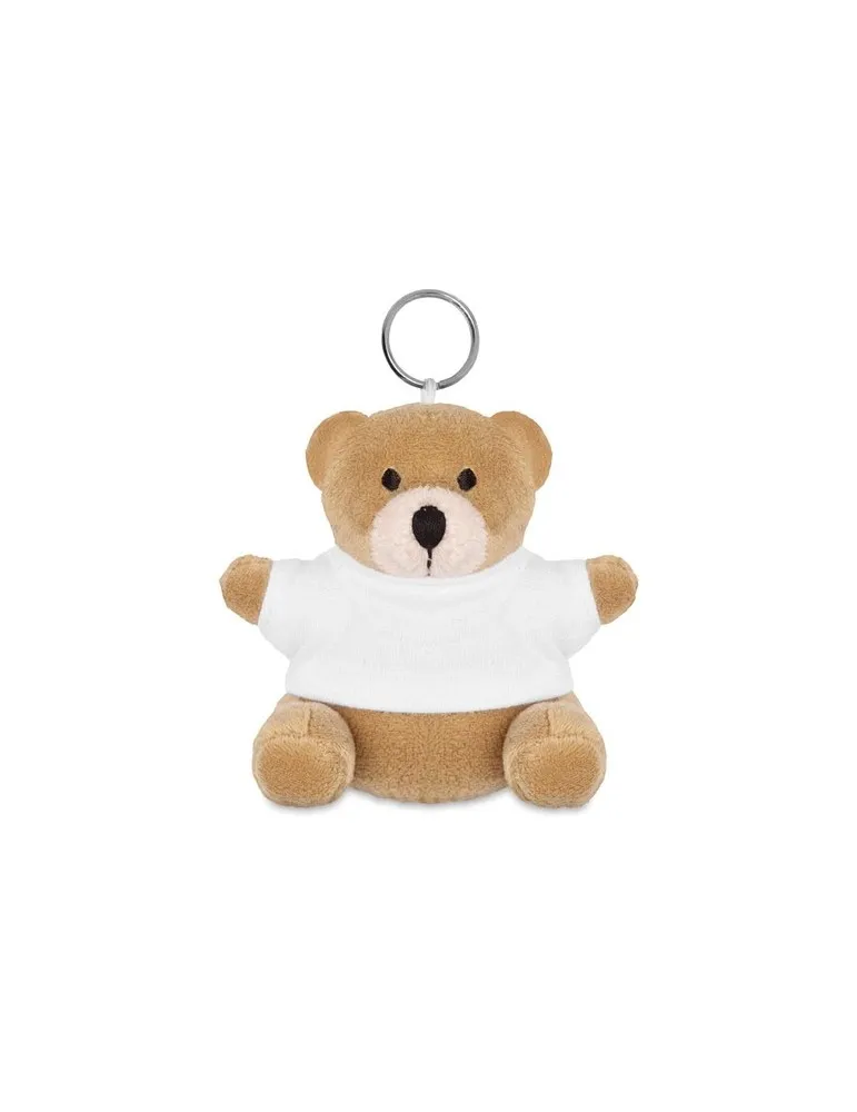 Porte-clés Nounours Personnalisé Écologique NIL - Objet Publicitaire Unique Matières : métal Couleurs : turquoise personnalisabl