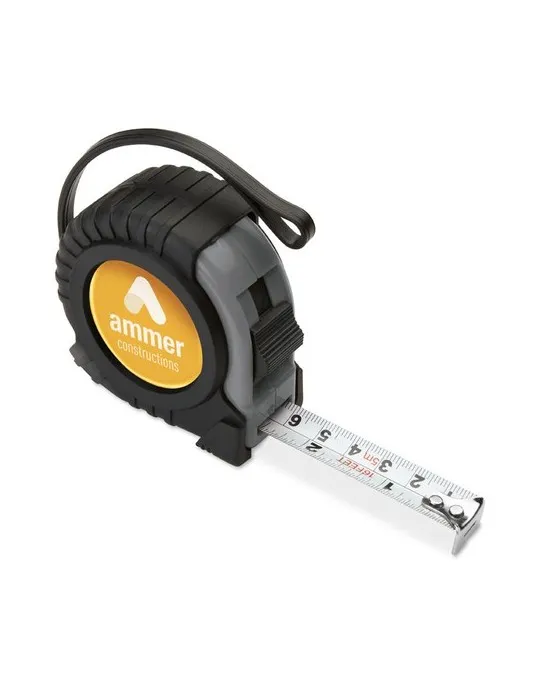 Mètre à Ruban Personnalisé 5m Pratique et Durable MIA Matières : chanvre Couleurs : beige marquage laser ultra précis