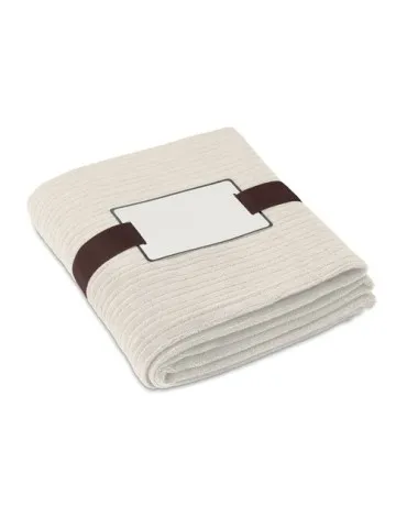 Couverture polaire personnalisée 240 gr/m² CAP CODE Matières : coton Taille textile : L Couleurs : noir