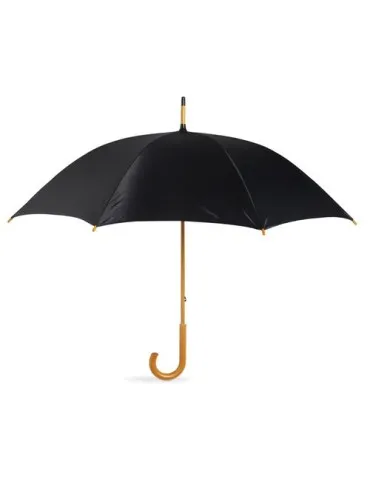 Parapluie Personnalisé en Bois avec Poignée - Accessoire CALA Matières : polyester Taille textile : XXL Couleurs : orange fluo