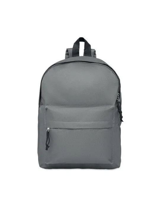 Sac à dos personnalisé en polyester idéal pour vos loisirs - BAPAL Matières : microfibre Couleurs : noir cadeau entreprise pas c