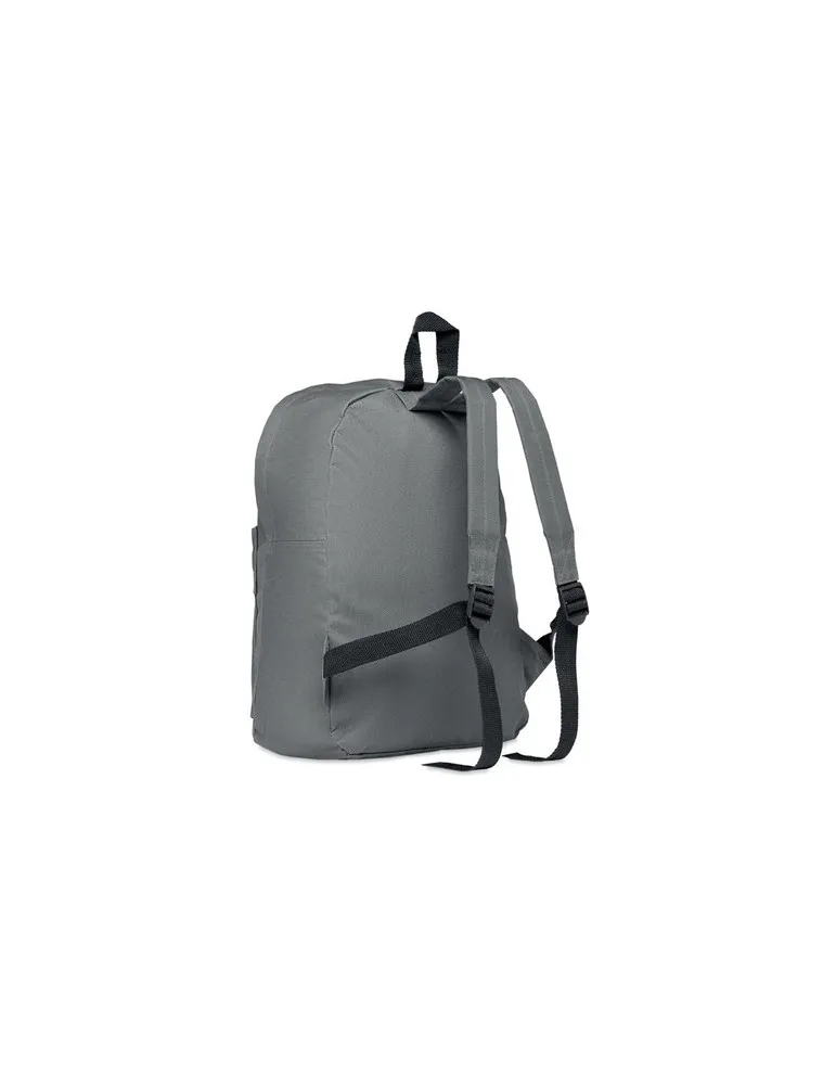 Sac à dos personnalisé en polyester idéal pour vos loisirs - BAPAL Matières : microfibre Couleurs : noir cadeau affaires élégant