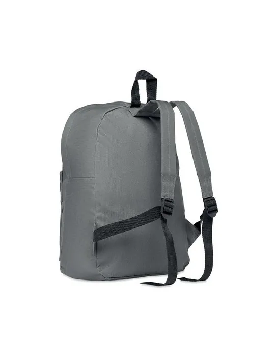 Sac à dos personnalisé en polyester idéal pour vos loisirs - BAPAL Matières : microfibre Couleurs : noir cadeau affaires élégant