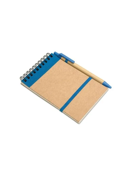 Bloc-notes Recyclé SONORA avec Stylo Personnalisé