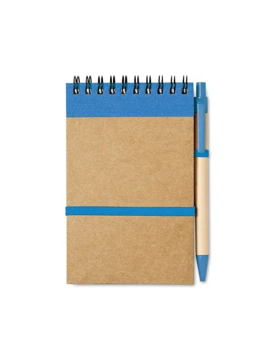 Bloc-notes Recyclé SONORA avec Stylo Personnalisé