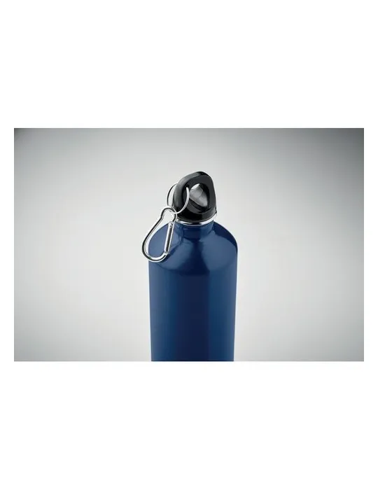 Bouteille monocouche personnalisée 750ml écologique REBIG MOSS Matières : coton biologique Taille textile : L Couleurs : bleu ro