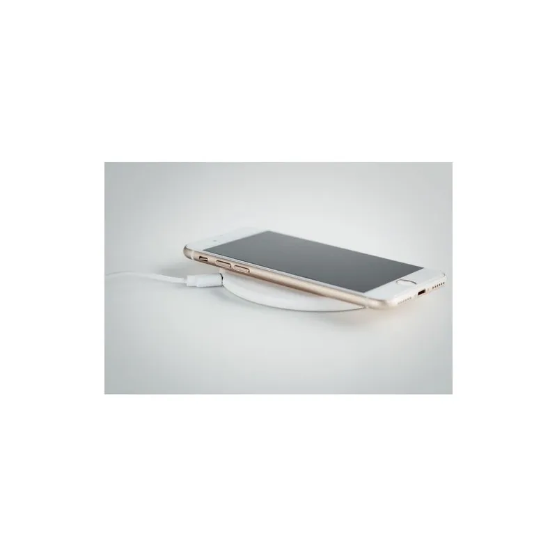 Chargeur sans fil écologique en ABS recyclé - TWING Matières : polyéthylène (PE) Taille textile : XS Couleurs : bleu piscine liv