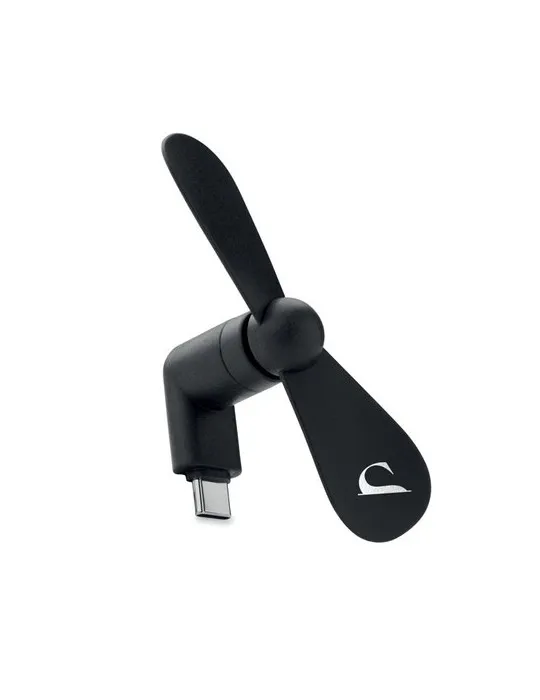 Ventilateur USB portable personnalisé - PHAN, confort au bureau pas cher Matières : coton biologique Taille textile : L Couleurs