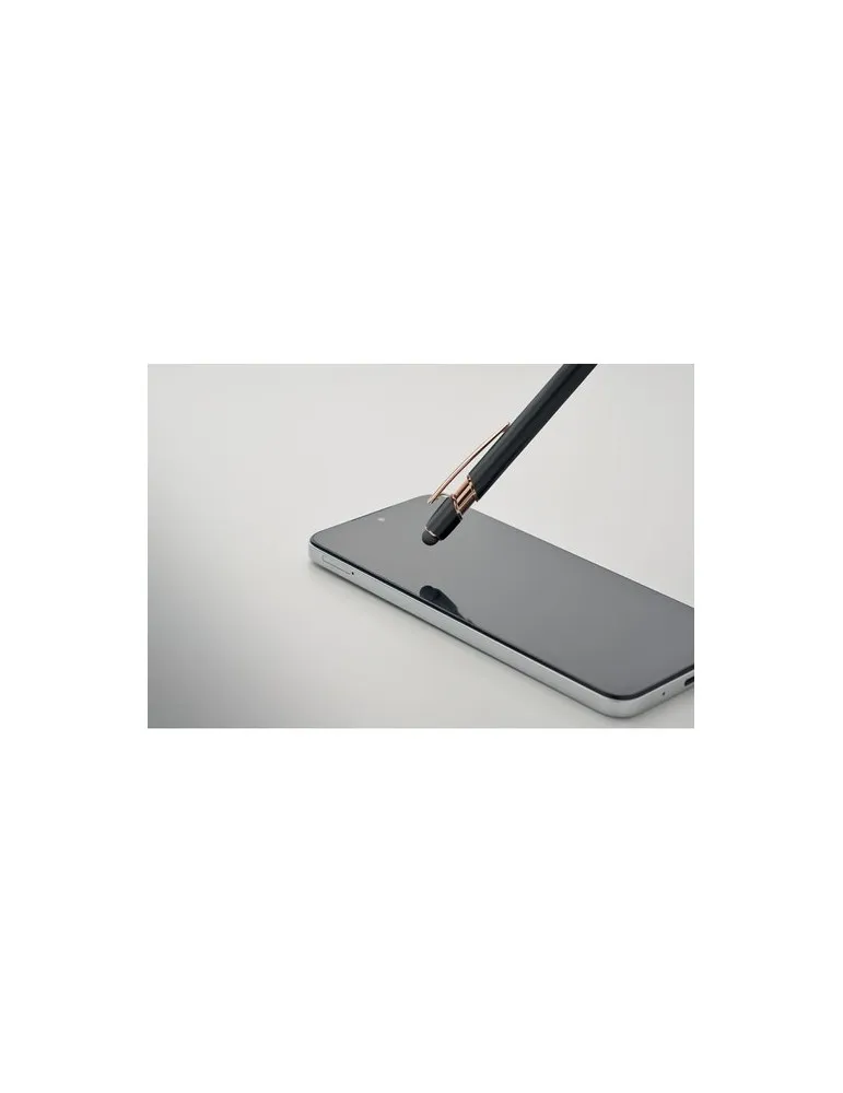 Stylo écologique en aluminium recyclé - SCRIBBLE Matières : coton biologique Taille textile : XS Couleurs : vert glacé personnal