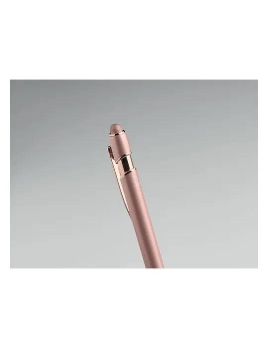 Stylo écologique en aluminium recyclé - SCRIBBLE Matières : coton biologique Taille textile : L Couleurs : bleu arctique impress