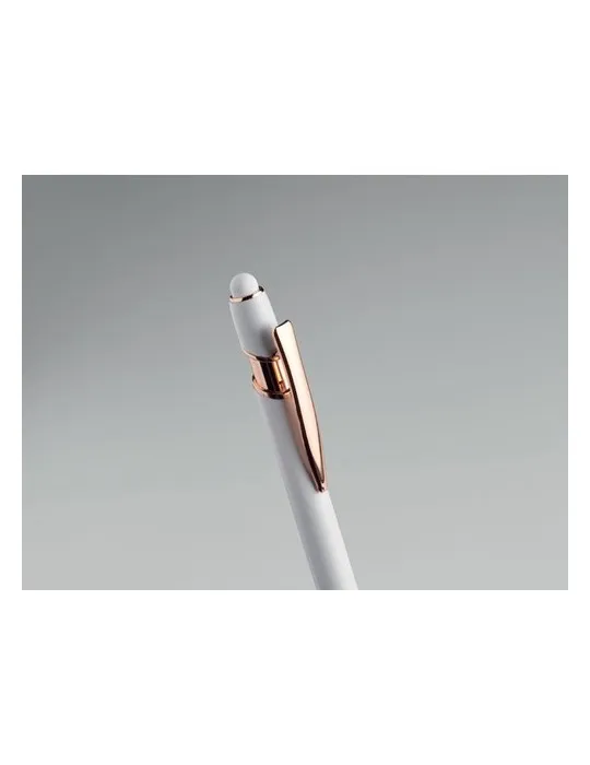 Stylo écologique en aluminium recyclé - SCRIBBLE Matières : coton biologique Taille textile : XXL Couleurs : bleu arctique goodi