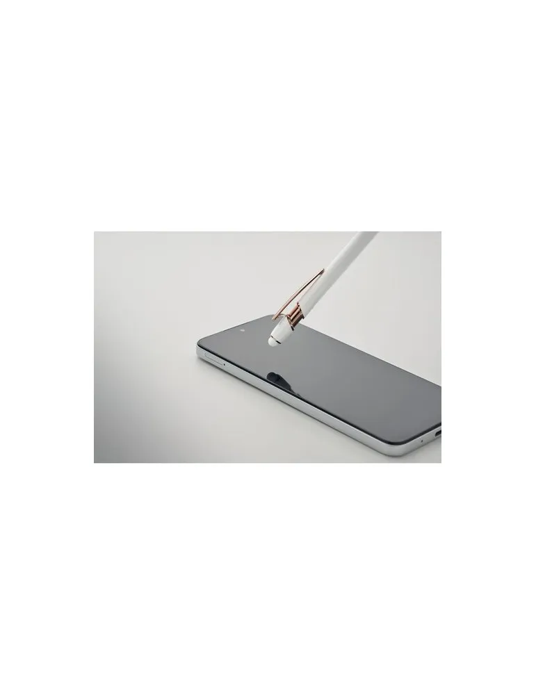 Stylo écologique en aluminium recyclé - SCRIBBLE Matières : coton biologique Taille textile : XXL Couleurs : bleu arctique cadea