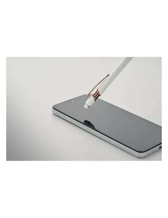 Stylo écologique en aluminium recyclé - SCRIBBLE Matières : coton biologique Taille textile : XXL Couleurs : bleu arctique cadea