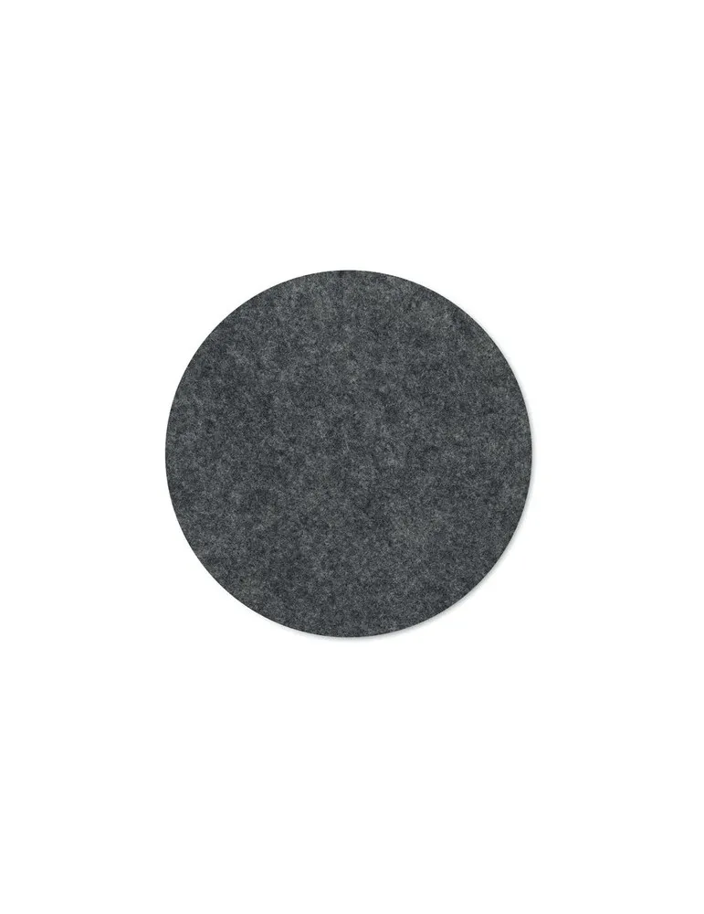 Sous-verre rond en feutre RPET - Écologique et Chic