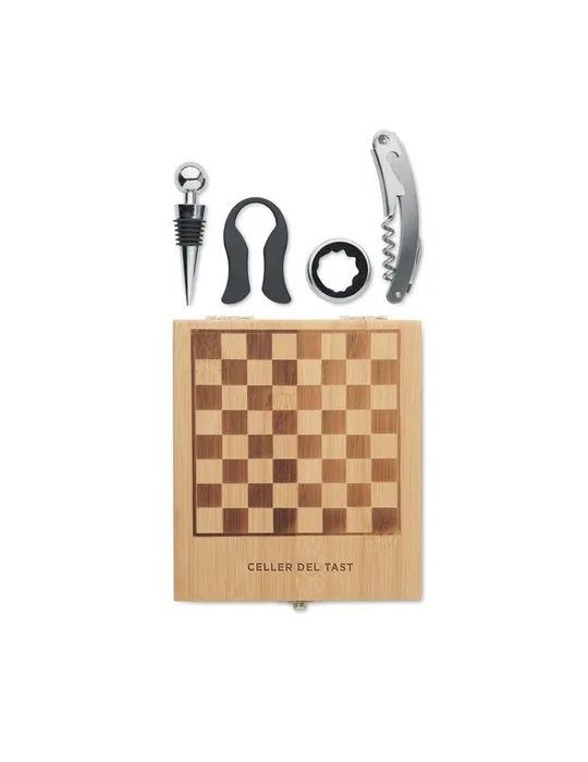 Set à Vin et Jeu d'Échecs CHESSET
