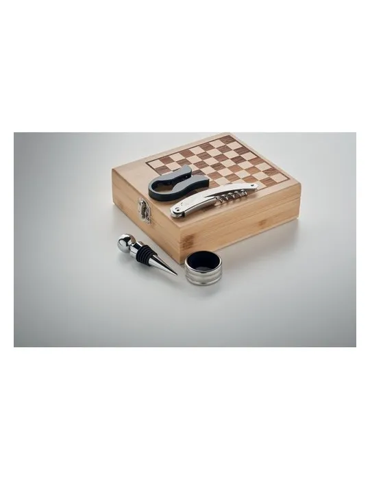 Set à Vin et Jeu d'Échecs CHESSET
