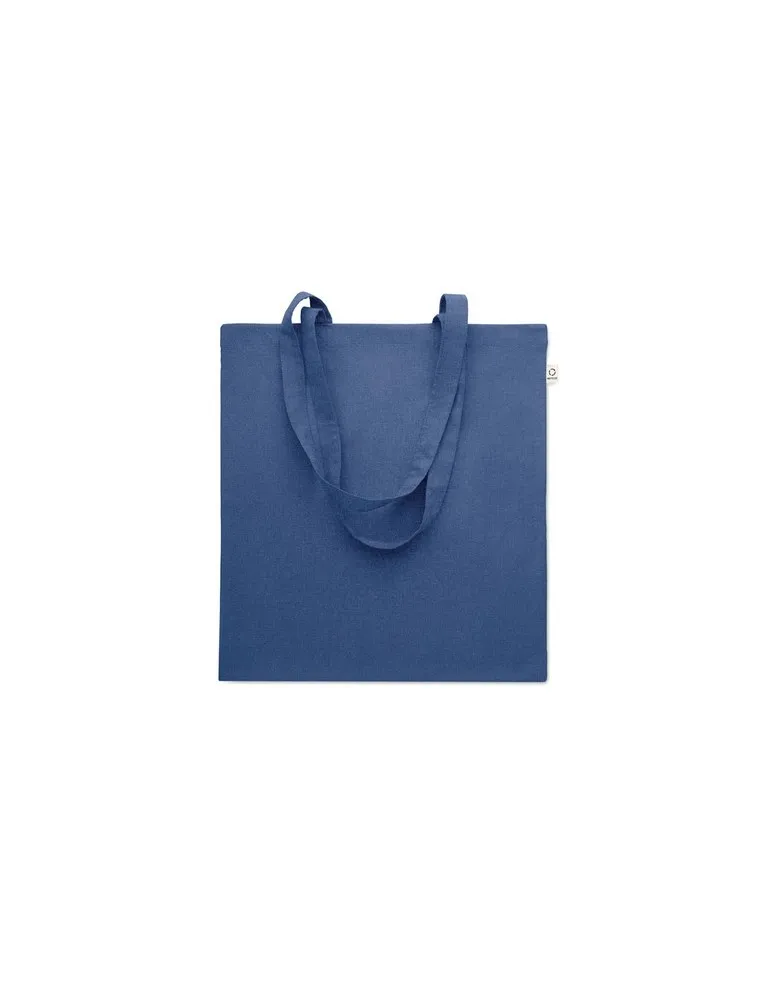 Sac shopping écologique en coton recyclé personnalisé - VIVEKA COLOUR Matières : coton biologique Taille textile : M Couleurs : 