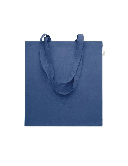 Sac shopping écologique en coton recyclé personnalisé - VIVEKA COLOUR Matières : coton biologique Taille textile : M Couleurs : 