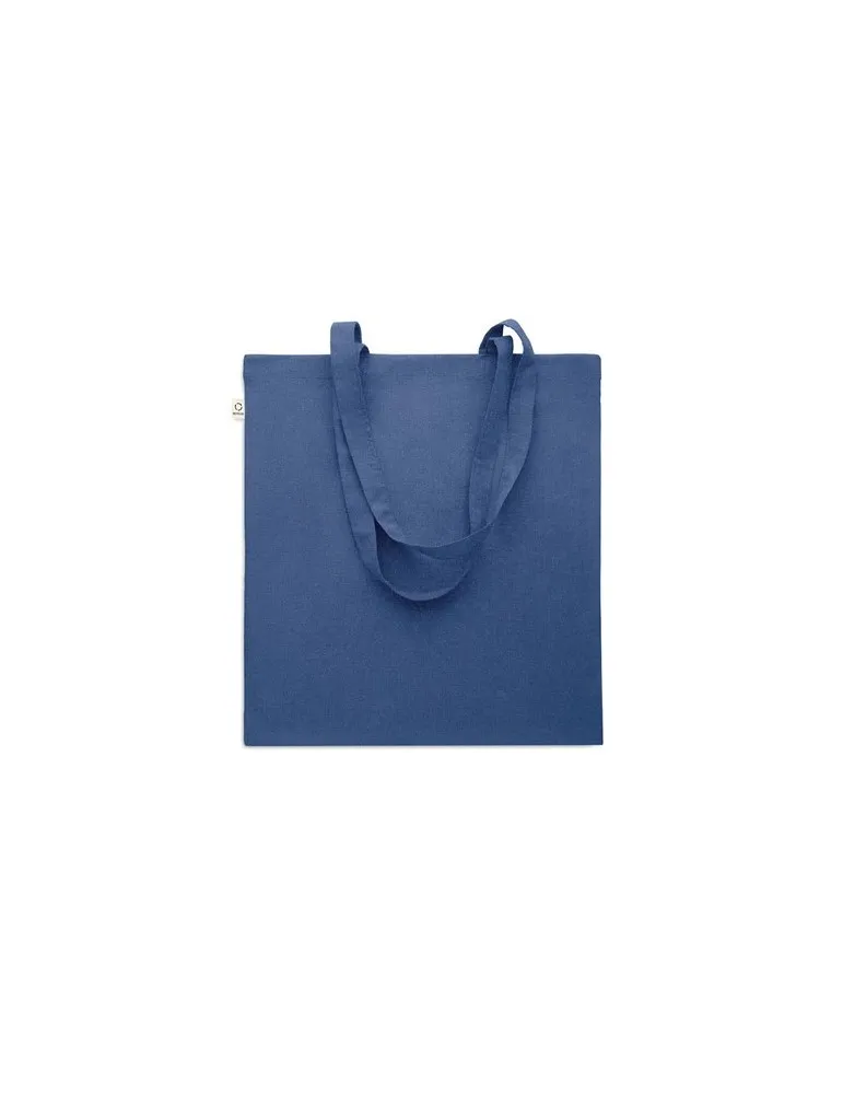 Sac shopping écologique en coton recyclé personnalisé - VIVEKA COLOUR Matières : coton biologique Taille textile : M Couleurs : 