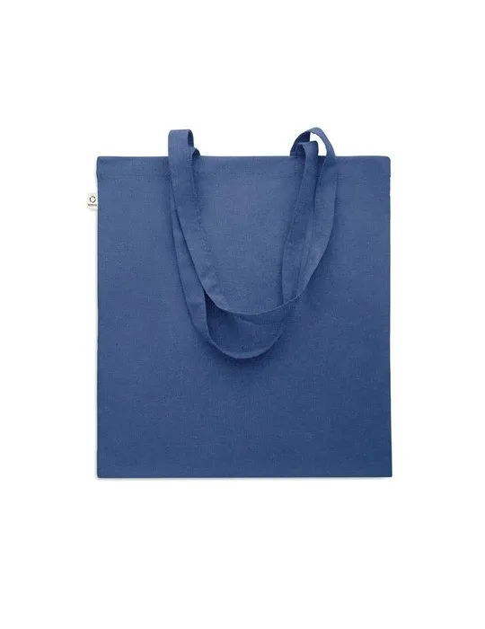 Sac shopping écologique en coton recyclé personnalisé - VIVEKA COLOUR Matières : coton biologique Taille textile : M Couleurs : 