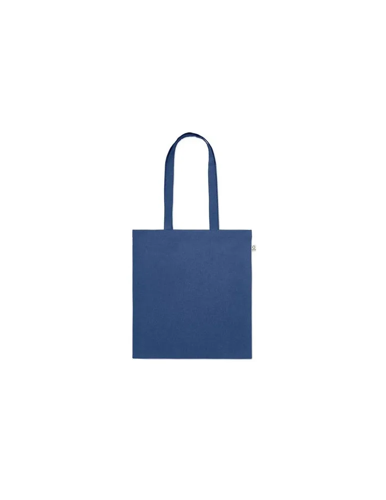 Sac shopping écologique en coton recyclé personnalisé - VIVEKA COLOUR Matières : coton biologique Taille textile : M Couleurs : 