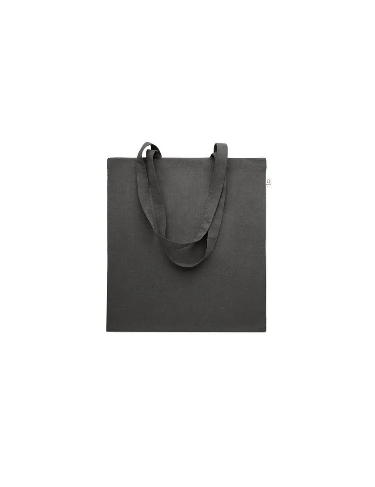 Sac shopping écologique en coton recyclé personnalisé - VIVEKA COLOUR Matières : coton biologique Taille textile : M Couleurs : 