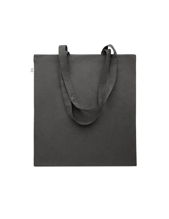 Sac shopping écologique en coton recyclé personnalisé - VIVEKA COLOUR Matières : coton biologique Taille textile : M Couleurs : 