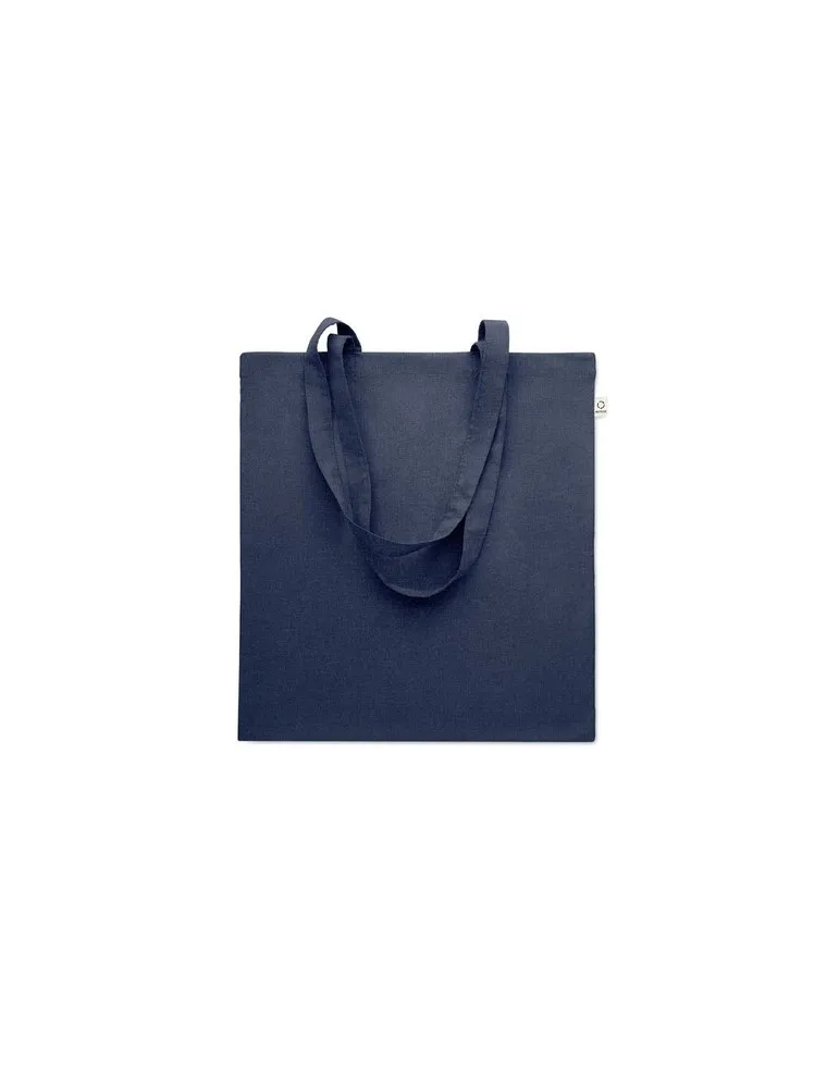 Sac shopping écologique en coton recyclé personnalisé - VIVEKA COLOUR Matières : coton biologique Taille textile : L Couleurs : 