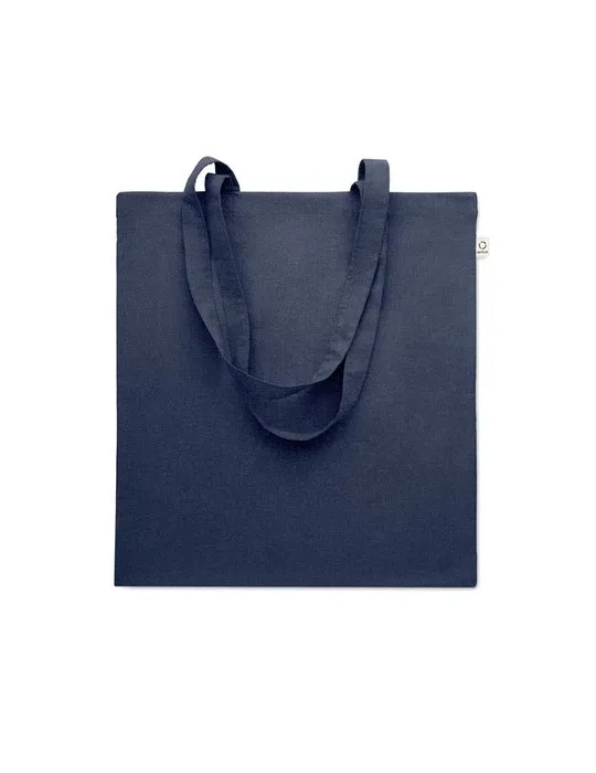 Sac shopping écologique en coton recyclé personnalisé - VIVEKA COLOUR Matières : coton biologique Taille textile : L Couleurs : 