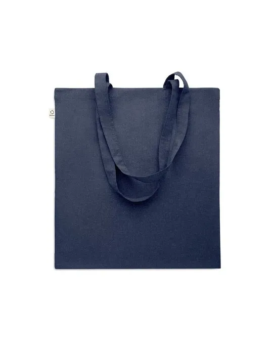 Sac shopping écologique en coton recyclé personnalisé - VIVEKA COLOUR Matières : coton biologique Taille textile : L Couleurs : 
