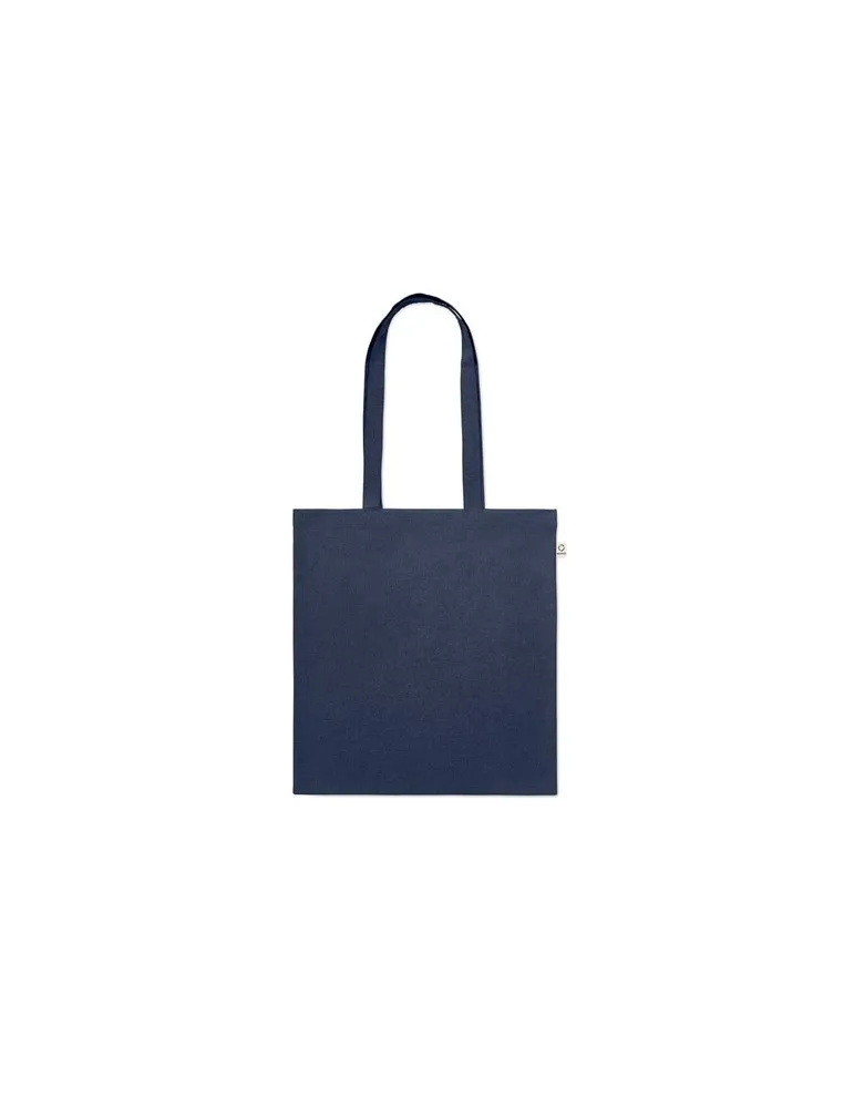 Sac shopping écologique en coton recyclé personnalisé - VIVEKA COLOUR Matières : coton biologique Taille textile : L Couleurs : 
