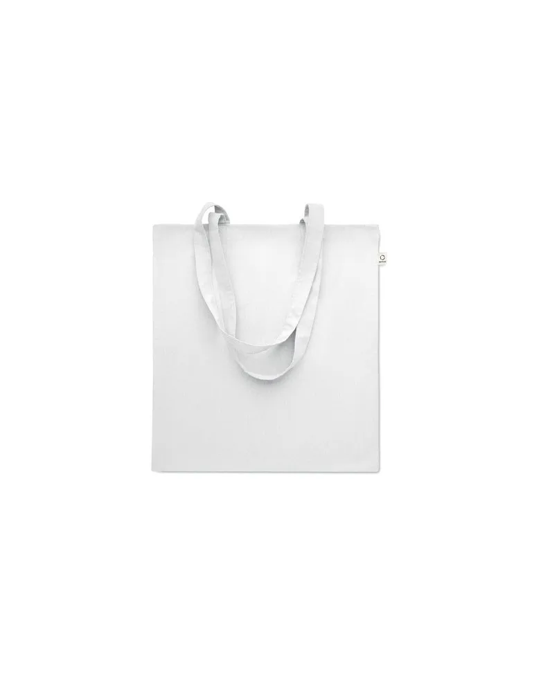 Sac shopping écologique en coton recyclé personnalisé - VIVEKA COLOUR Matières : coton biologique Taille textile : XXL Couleurs 