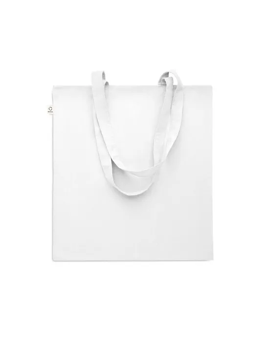 Sac shopping écologique en coton recyclé personnalisé - VIVEKA COLOUR Matières : coton biologique Taille textile : XXL Couleurs 