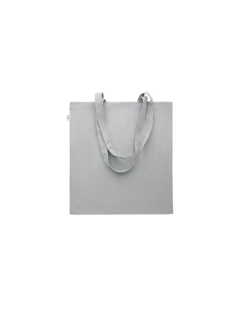 Sac shopping écologique en coton recyclé personnalisé - VIVEKA COLOUR Matières : coton biologique Taille textile : XS Couleurs :
