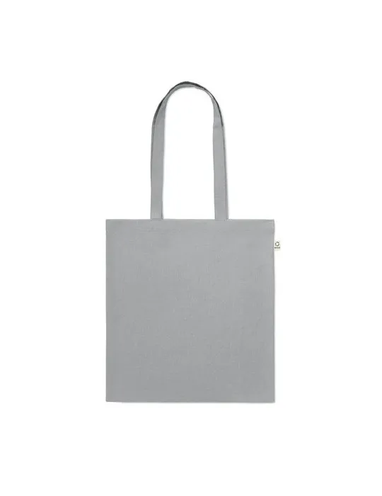 Sac shopping écologique en coton recyclé personnalisé - VIVEKA COLOUR Matières : coton biologique Taille textile : XS Couleurs :