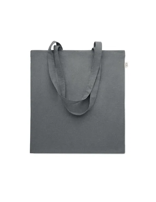 Sac shopping écologique en coton recyclé personnalisé - VIVEKA COLOUR Matières : coton biologique Taille textile : XL Couleurs :