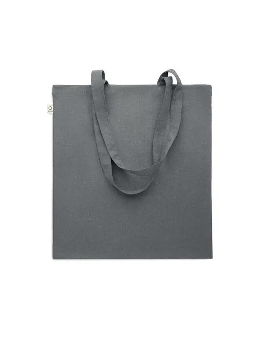 Sac shopping écologique en coton recyclé personnalisé - VIVEKA COLOUR Matières : coton biologique Taille textile : XL Couleurs :