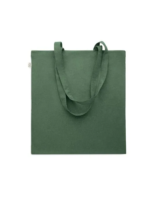 Sac shopping écologique en coton recyclé personnalisé - VIVEKA COLOUR Matières : coton biologique Taille textile : XXL Couleurs 