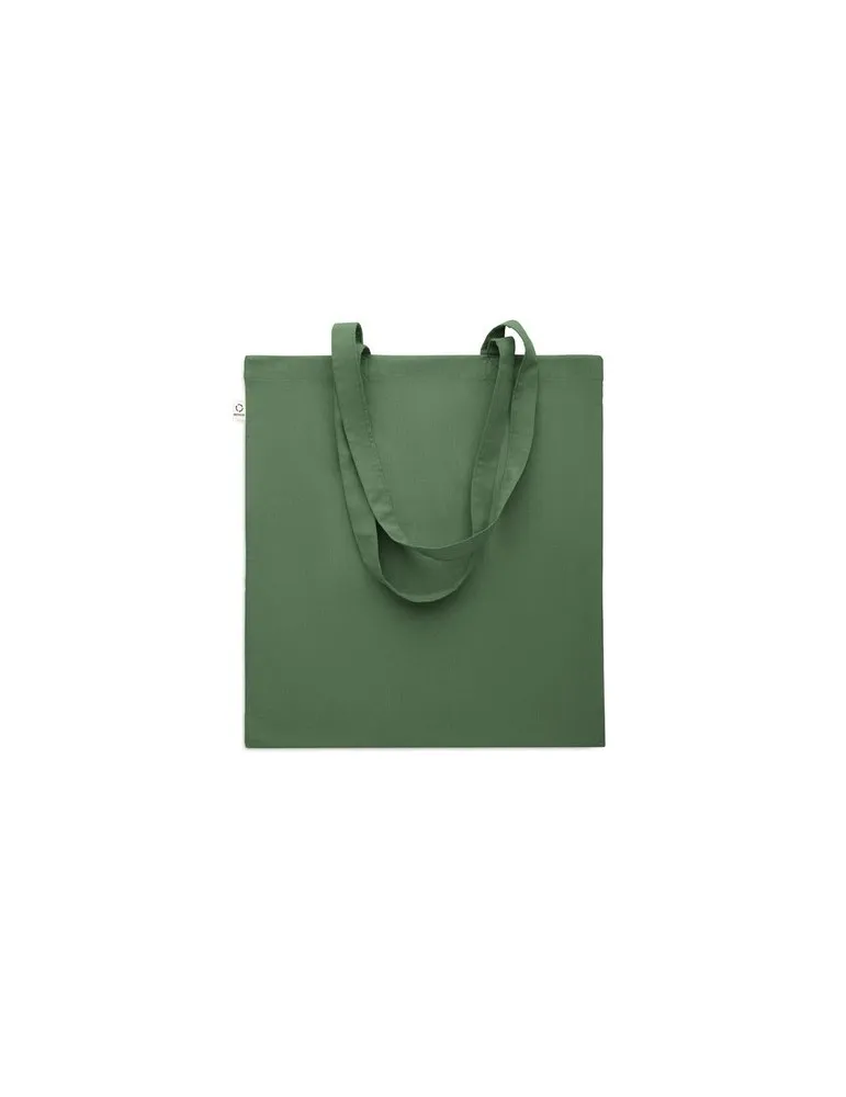 Sac shopping écologique en coton recyclé personnalisé - VIVEKA COLOUR Matières : coton biologique Taille textile : XXL Couleurs 