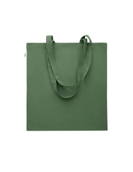 Sac shopping écologique en coton recyclé personnalisé - VIVEKA COLOUR Matières : coton biologique Taille textile : XXL Couleurs 